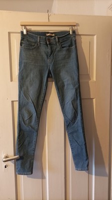 Jeans, Levis, 710 Super Skinny, Größe 27, blau, hellblau.