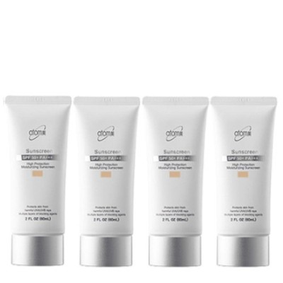 Atomy Sunscreen Beige 60ml SPF50+ PA+++ Double UV Protection Block Cream 4 Packs