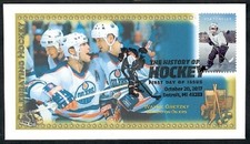 USA 2017 Canada FDC: The History of Hockey Homemade Rare Cachet - Wayne Gretzky