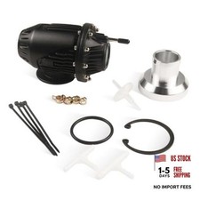 Blow Off Valve Compatible With Sqv4-style Adapter Black Aluminum Universal Blow Off Valve Compatible With Sqv4-style Adapter Black Aluminum Universal