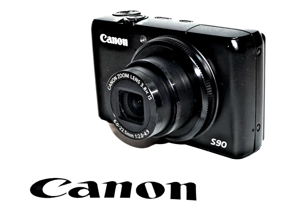 Canon PowerShot S90 10.0MP Digital Camera Image stabilizer 3.8x Optical Zoom Foto 3 de 4