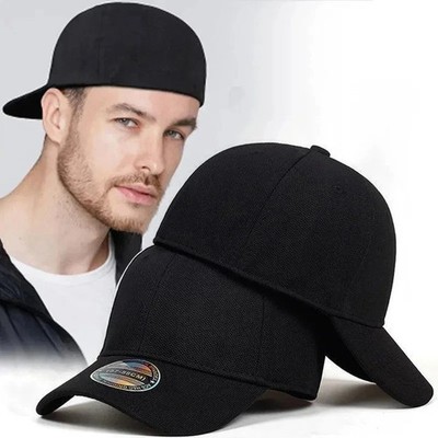 ORIGINAL FLEXFIT  CAP BASEBALL CAPS graue Unterseite S M L XL XXL BASECAP MÜTZE.
