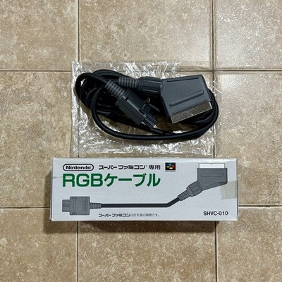 Official JPN Nintendo SNES Super Famicom RGB Cable OEM SHVC-010 Multi-Out TESTED