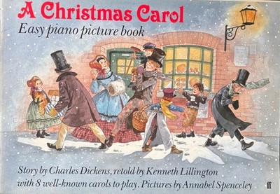 A Christmas Carol Easy Piano Picture Book 8 Well Known Carols & Story Book