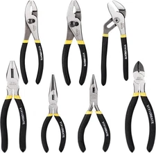 7pcs. Pliers and Wrench Set Craftsman Hand Tools Linesman Hardened Cutting Edges