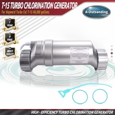 Salt Water Pool chlorinator System 40000 Gallon For Hayward Turbo Cell T-15