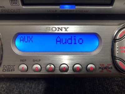 ラジオ・コンポ SONY MDX-M870X FM AM DSP Sony MDX-M870X Car MD Player Head Unit AUX Rare Vintage Tested As