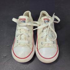 Converse Kids' Chuck Taylor All Star Low Top Lace Up Sneakers White Sz US 9C