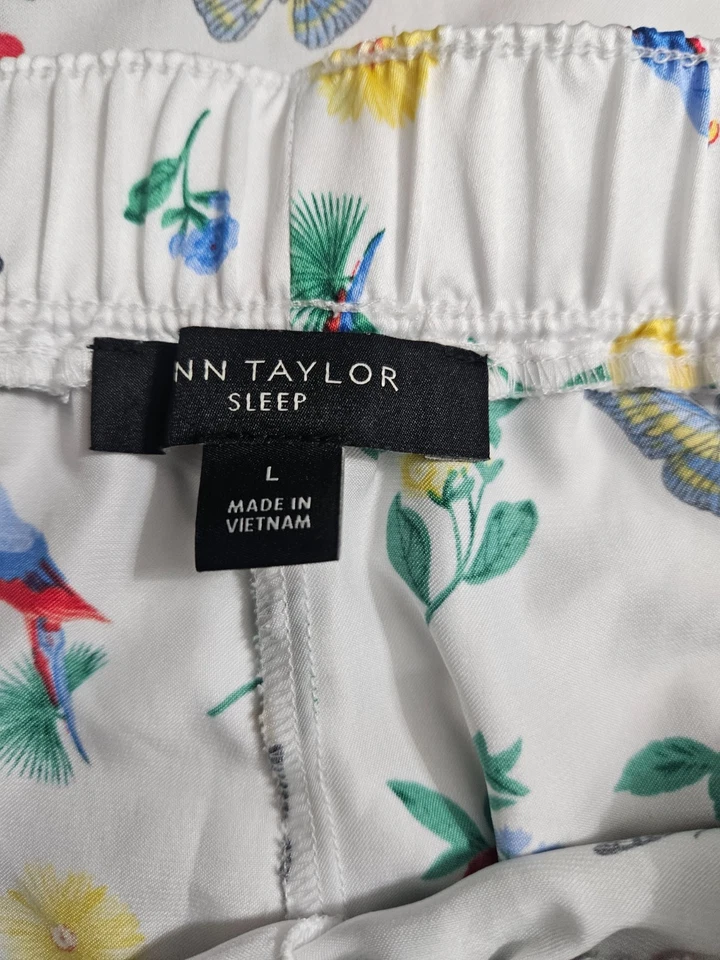 Hermoso Conjunto de Pijama Floral Botánico Ann Taylor L Foto 3 de 4