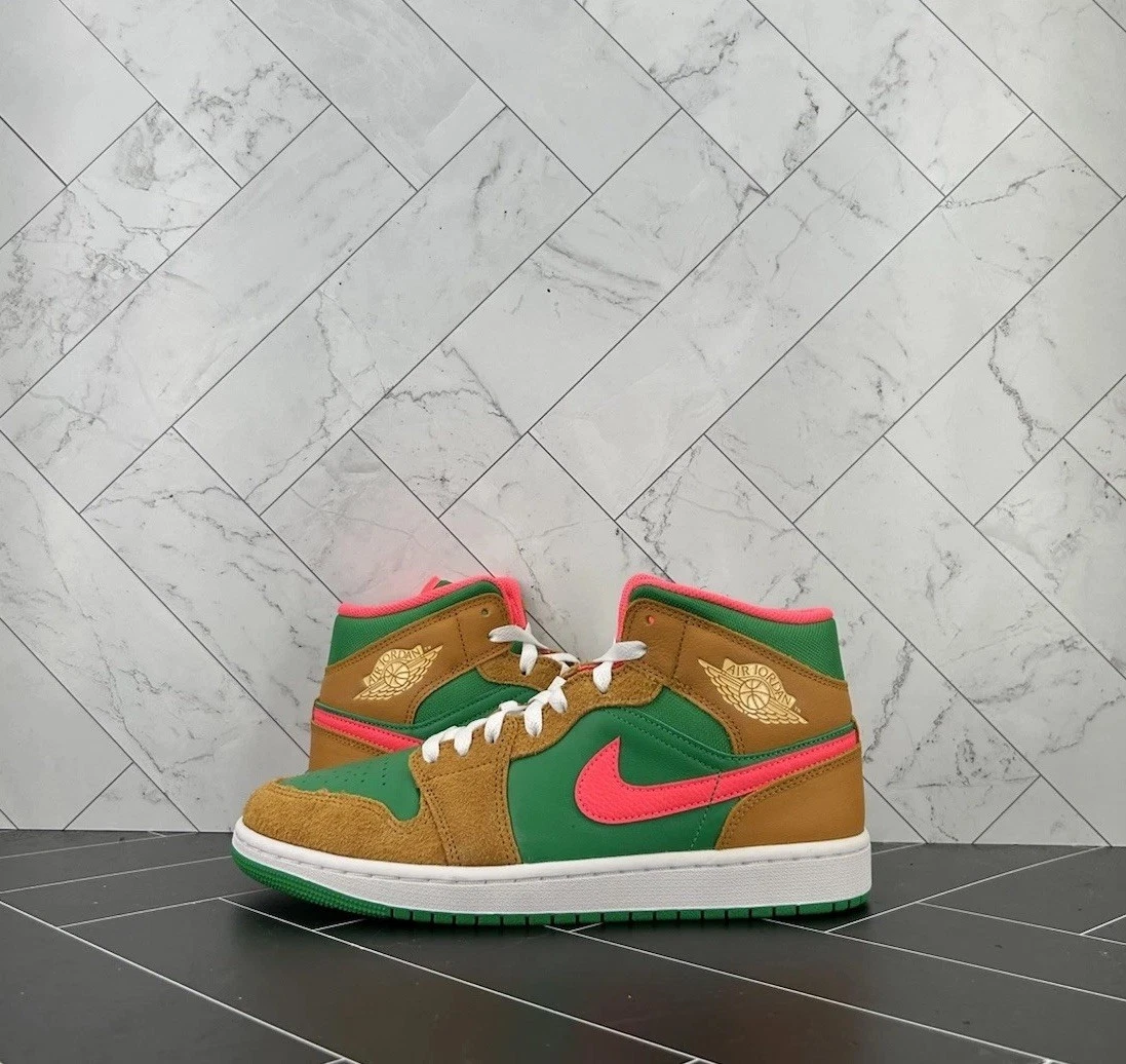 Jordan 1 SE Mid Wheat Watermelon | eBay