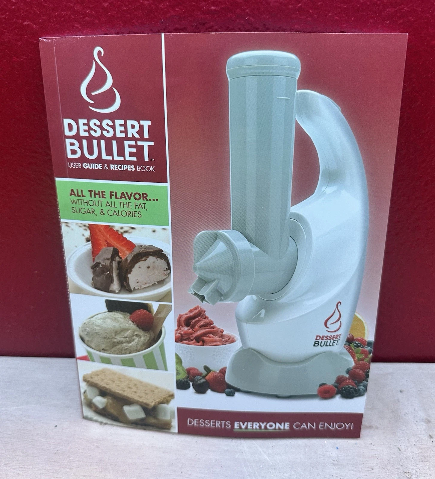Magic Bullet Dessert Bullet Healthy Maker w/ Recipe Book & Manual