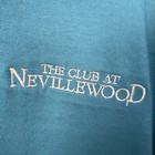 Vintage men’s golf shirt L Slazenger  large The Club at Nevillewood 100% Cotton — photo 3
