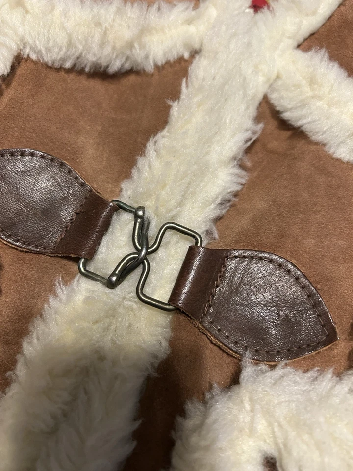 Chaleco de cuero genuino y piel sintética PYPSA para niñas talla 6 pypsa Foto 3 de 4