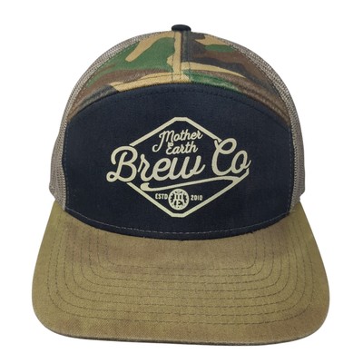 Mother Earth Brew Co Estd 2010 Trucker Hat Multicolor OS Adjustable Richardson