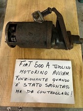 Fiat 500 A topolino Motorino avviamento