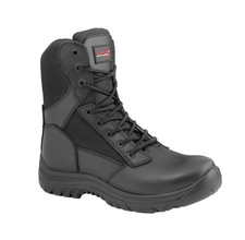 Mens ARMA Warrior Side Zip Combat Steel Toe/Midsole S3 Safety Boot Sizes 6 to 13
