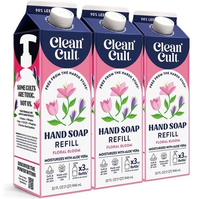 Liquid Hand Soap Refill - Floral Bloom- Moisturizes Dry & Sensitive Skin - Ma...