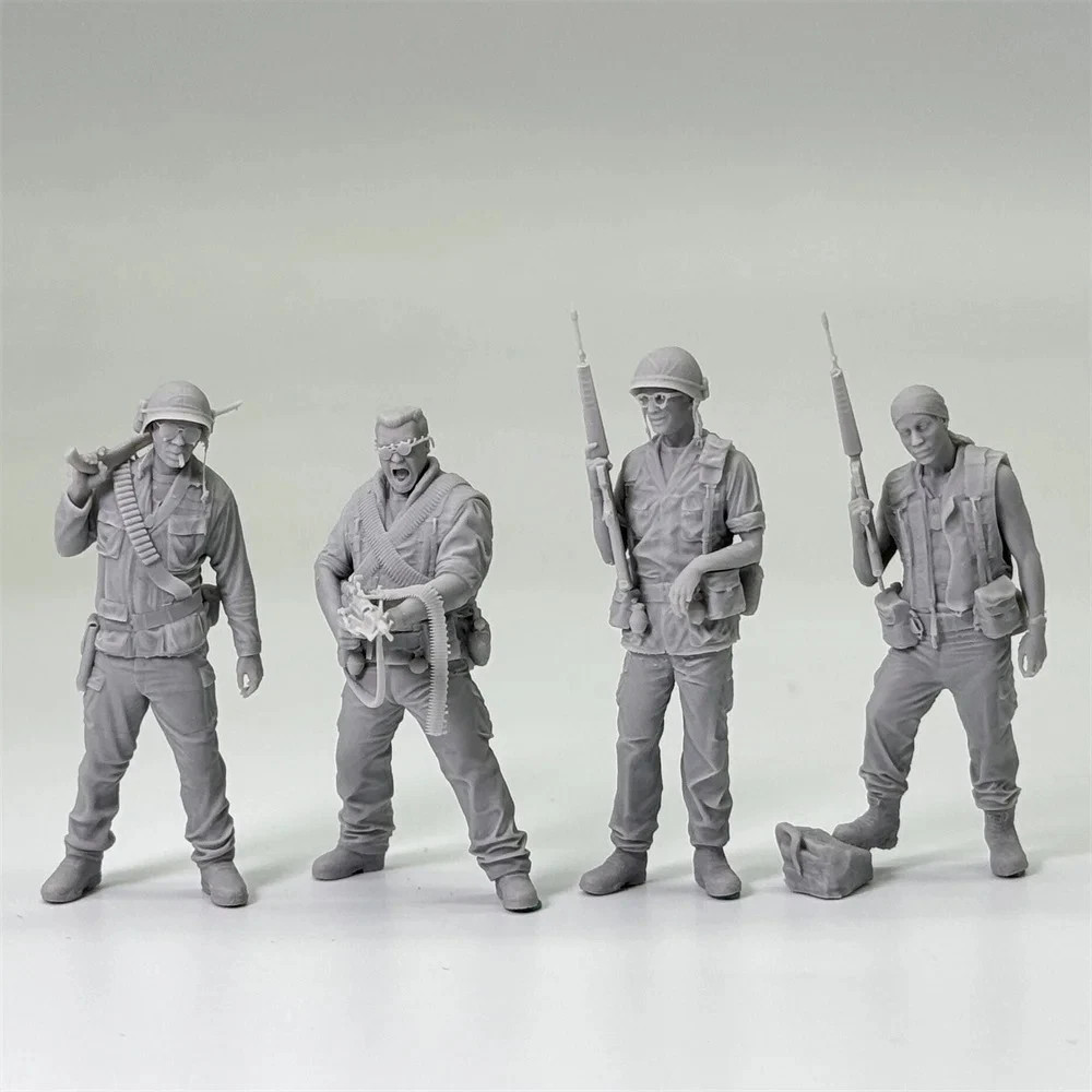 1/35 Vietnam War Soldiers RESIN FIGURE MODEL KIT Unassembled Unpainted NEW NEW