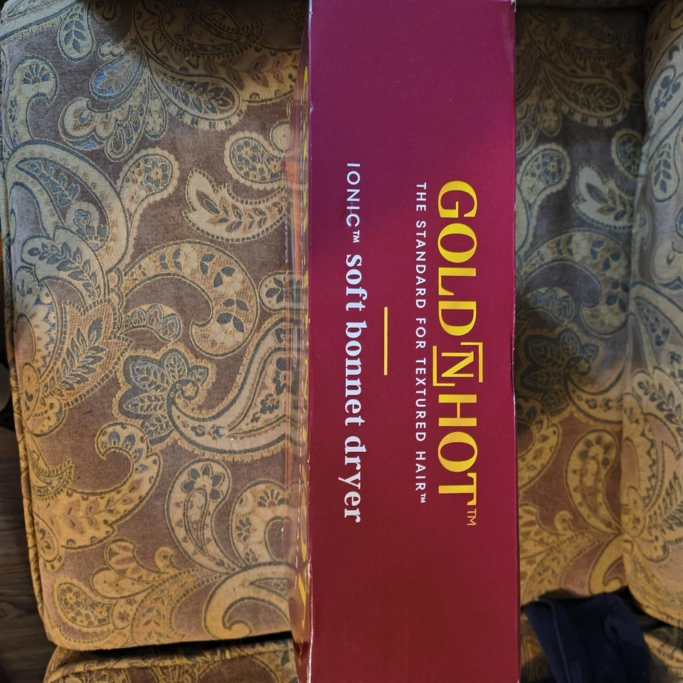 Gold N Hot Ionic Soft Bonnet Dryer Professional Textured Hair Deep Conditioning - Image 3 of 4