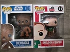 Funko Pop! Star Wars "CHEWBACCA" #06 1/480 Rare Grail 2011/SHELDON COOPER #11