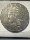 1928S Semi-Key Peace Dollar High Grade AU Condition