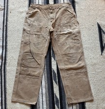 Carhartt Double Knee Carpenter Pants 36 Waist Paint Splatter Vintage Workwear