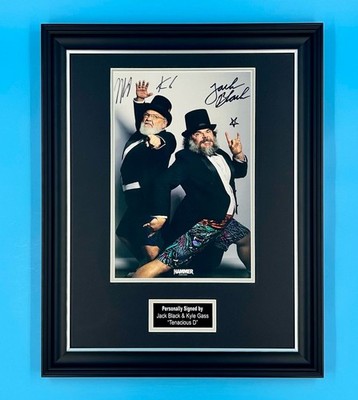 Tenacious D Signed Photo Framed & COA Kyle Gass Jack Black Autograph Auto Poster