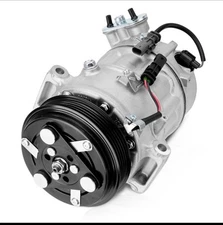 AC Compressor with Clutch with Clutch Compatible with Chevy Equinox/GMC Terra...