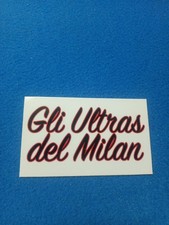 Adesivo Milan Csm Curva Sud Milano Ultras Ultra No Sciarpa 