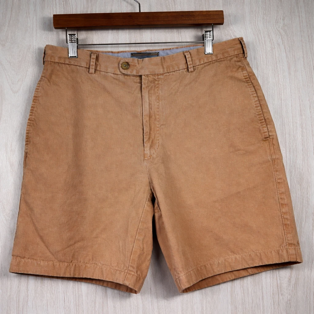 Peter Millar Chino Shorts 32 Peach Pima Cotton Golf Preppy Classic