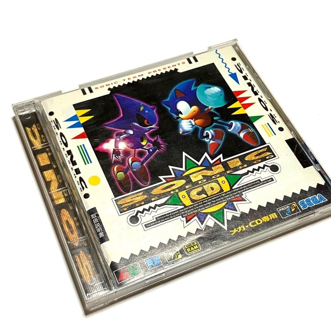 Sonic the Hedgehog CD Sega Mega CD 1993 Japan Import Rare
