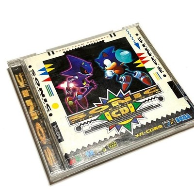 Sonic the Hedgehog CD Sega Mega CD 1993 Japan Import Rare Authentic Game Tested