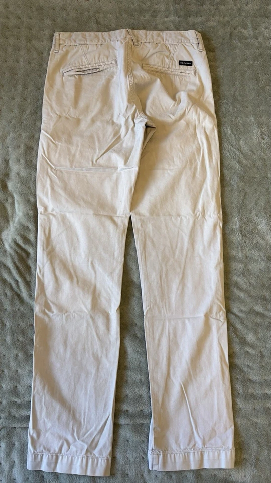 Dockers Slim Tapered Beige Cotton Chino Trousers 30W 32L - Image 2 of 4