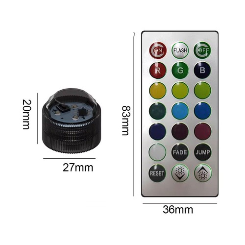 LED Car Interior Ambient Light Auto Roof Foot Atmosphere Lamp w/ Remote Control - Picture 3 of 9