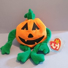Ty Beanie Babies Pumpkin Retired Plush 