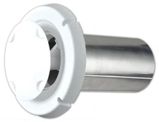 BPSH4WZW ProShield 4-Inch Spring Loaded Dryer Vent Hood, White