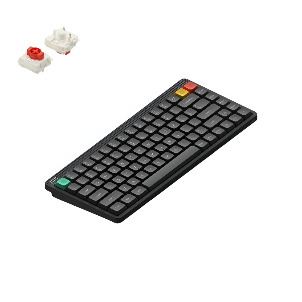 NuPhy Node75 Kabellose Mechanische Tastatur QWERTY Low / Ink Gray / Red nano