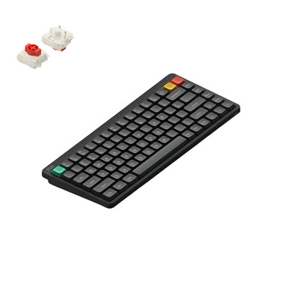 NuPhy Node75 Kabellose Mechanische Tastatur QWERTY Low / Ink Gray / Red nano