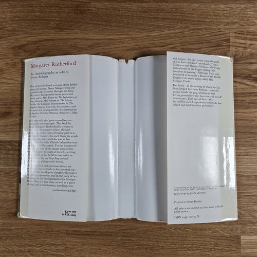 Margaret Rutherford An Autobiography. 1st Edition Hardback 1972 - Imagen 15 de 20
