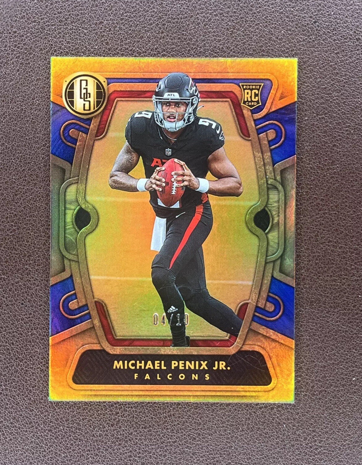 2024 Gold Standard Michael Penix Jr. RC Rookie Sapphire /10 Falcons J1SKW