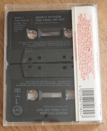 MONTY PYTHON - THE FINAL RIP OFF (VIRGIN MPDC1) 1987 UK 2x CASSETTE SET COMEDY - Picture 3 of 3