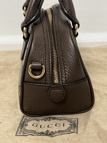Authentic GUCCI Ophidia Sherry GG Supreme Leather 2Way Bag Shoulder Bag - 第 11/22 張圖片