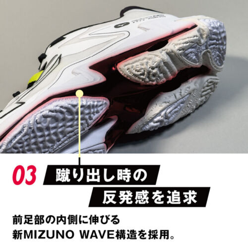 MIZUNO Volleyball Shoes WAVE LIGHTNING Z8 MID V1GA2405 52 Black 31.0cm US13 - Picture 13 of 16