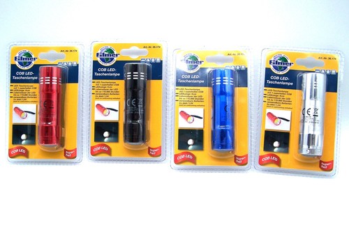 LED - Taschenlampe mit COB - LED, 4 Farben, kleine Schlaufe, 9 cm lang, - Bild 13 von 22