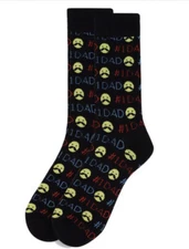 #1 Dad Socks, NWT, Fun Mens Socks,  Dad Socks, Fathers Day Gift