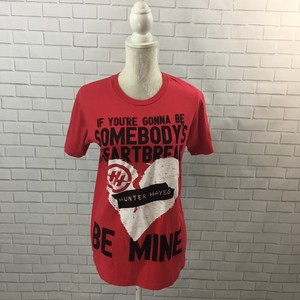 If You Re Gonna Be Somebody S Heartbreak Hunter Hayes Red T Shirt Sz M Slim Fit Ebay ebay