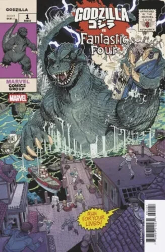 Godzilla Vs Fantastic Four #1 - Bradshaw Variant - Marvel 2025 - Picture 1 of 1