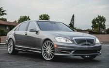 22 Staggered Silver Rf15 Wheels Fits Mercedes S550 S560 S500 S600 S63 Cl550