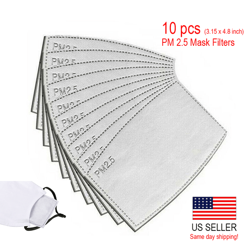 Smile Face Mask with Filters/Pocket, Kids & Adult Washable Reusable Adjustable 5 - Picture 8 of 8