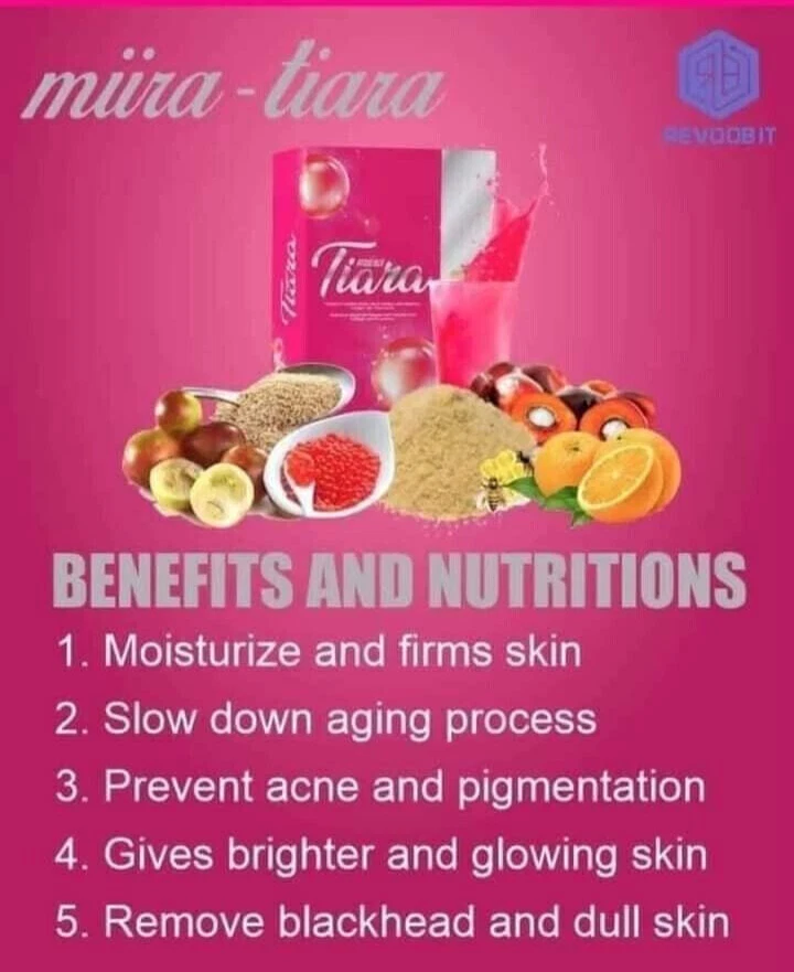 Miira Tiara Beauty Drink by Revoobit International White Anti Aging LAST STOCK - Image 2 of 4